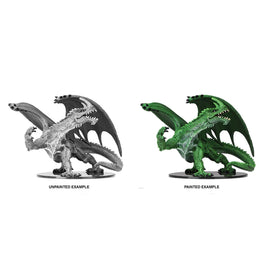 Pathfinder Battles Deep Cuts Unpainted Miniatures: Gargantuan Green Dragon