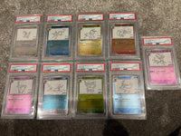 PSA 10 GEM Mint **SET** Yu Nagaba x Pokemon Eeveelution Complete Set - Sequential (Set of 9)