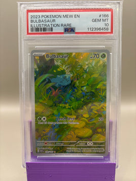 PSA 10 GEM Mint - Bulbasaur #166 Pokémon Scarlet & Violet 151, Graded