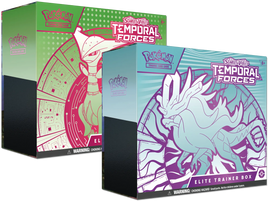 **PRE ORDER** Pokémon TCG: Scarlet and Violet 5 - Temporal Forces - Elite Trainer Box: Walking Wake and Iron Leaves