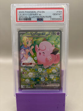PSA 10 GEM Mint - Lillie's Clefairy #184 Pokémon Journey Together, Graded