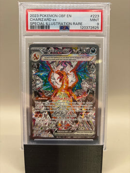 PSA 9 Mint -Charizard Ex #223 Pokemon Obsidian Flames, Graded