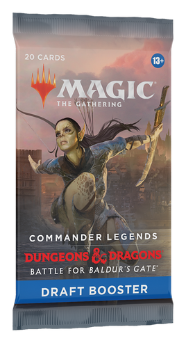 Magic the Gathering: Commander Legends: Battle for Baldur's Gate - Draft Booster Pack (20 Cards)