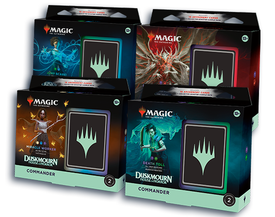 mtg commander decks uk MTG: Duskmourn Commander Decks| XPG Online