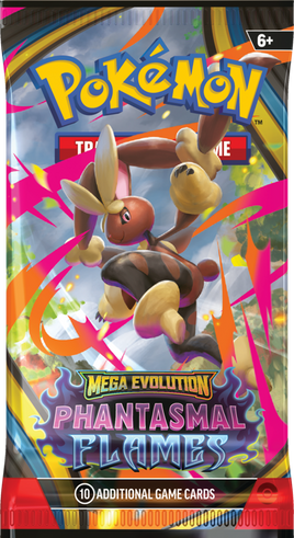 *** PREORDER*** Pokémon TCG: Mega Evolution Phantasmal Flames - Booster Pack (One Booster)