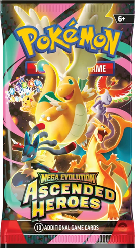 ***PREORDER***  Pokemon Mega Evolution Ascended Heroes - Booster Pack