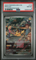 2023 Pokemon Mew En-151 #173 Pikachu Illustration Rare PSA 8