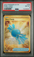 2023 Pokemon Svi En-Scarlet & Violet #256 Rare Candy Hyper Rare PSA 8