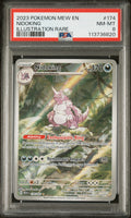 2023 Pokemon Mew En-151 #174 Nidoking Illustration Rare PSA 8