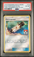 2018 Pokemon Sun & Moon Lost Thunder #172 Electropower-R.Foil Lost Thunder-P.M. Lg-Stf. PSA 6