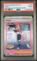 2025 Pokemon Pre En-Prismatic Evolutions #175 Lacey Special Illustration Rare PSA 9