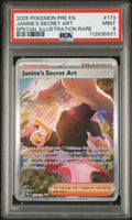 2025 Pokemon Pre En-Prismatic Evolutions #173 Janine'S Secret Art Special Illustration Rare PSA 9