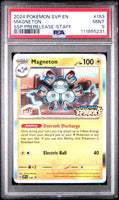 2024 Pokemon Svp En-Sv Black Star Promo #153 Magneton Ssp Prerelease-Staff PSA 9