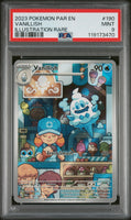 2023 Pokemon Par En-Paradox Rift #190 Vanillish Illustration Rare PSA 9