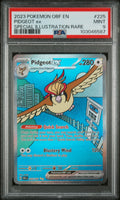 2023 Pokemon Obf En-Obsidian Flames #225 Pidgeot Ex Special Illustration Rare PSA 9