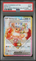2025 Pokemon Svp En-Sv Black Star Promo #174 Eevee Ex Pre Super-Premium Collection PSA 9
