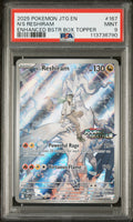 2025 Pokemon Jtg En-Journey Together #167 N'S Reshiram Enhanced Bstr Box Topper PSA 9