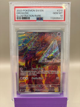 PSA 10 GEM Mint -Drowzee #210 Pokémon Scarlet & Violet, Graded
