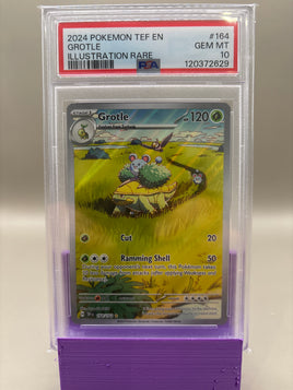 PSA 10 GEM Mint - Grotle #164 Pokémon Temporal Forces, Graded
