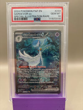 PSA 10 GEM Mint - Gardevoir Ex #233 Pokémon Paldean Fates, Graded