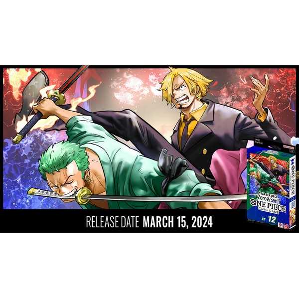 one piece card game zoro and sanji starter deck st-12 One Piece Card Game: Starter Deck