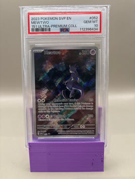 PSA 10 GEM Mint - Mewtwo #052 Pokémon 151 Ultra Premium Collection Promo, Graded