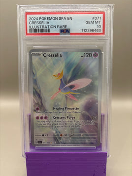 PSA 10 GEM Mint - Cresselia #071 Pokémon Shrouded Fable, Graded