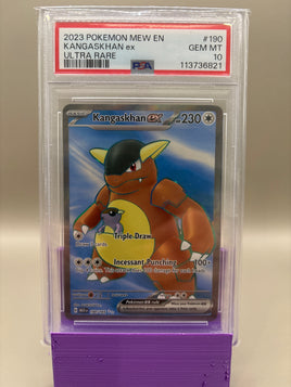 PSA 10 GEM Mint - Kangaskhan Ex #190 Pokémon Scarlet & Violet 151, Graded