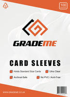 Single Card Holder Soft Sleeves (100ct) : Grade Me (Penny Sleeves)