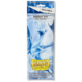 Dragon Shield - Perfect Fit Standard Size Inner Sealable Sleeves 100pk - Clear