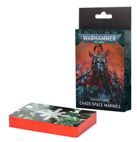 **PRE ORDER** Datasheet Cards : Chaos Space Marines