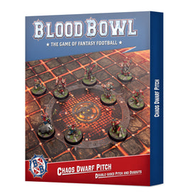 Chaos Dwarf Team Pitch & Dugouts (Blood Bowl)